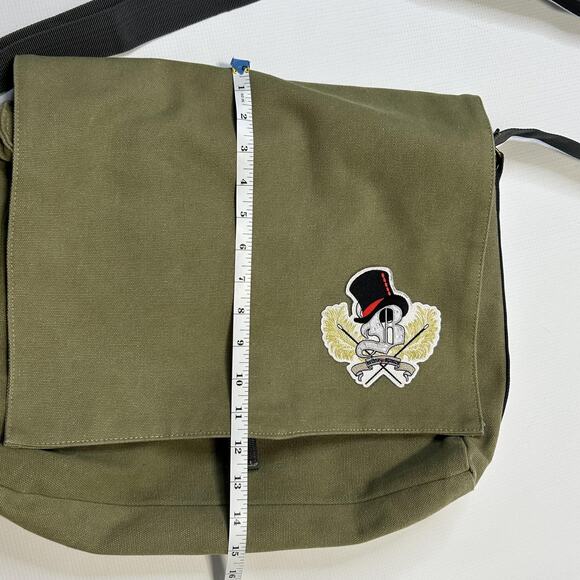 Britney Spears Canvas Messenger Bag Crossbody Music Band Patch Shoulder - Picture 4 of 12